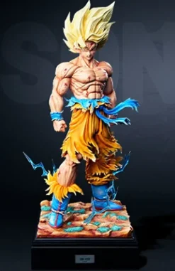 1/6 & 1/4 & 1/2 Scale First Meet Super Saiyan Son Goku - Dragon Ball Resin Statue - Unlimited Studios