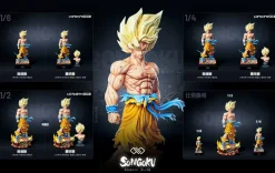 1/6 & 1/4 & 1/2 Scale First Meet Super Saiyan Son Goku - Dragon Ball Resin Statue - Unlimited Studios