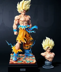 1/6 & 1/4 & 1/2 Scale First Meet Super Saiyan Son Goku - Dragon Ball Resin Statue - Unlimited Studios