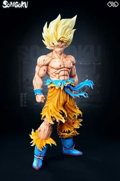 1/6 & 1/4 & 1/2 Scale First Meet Super Saiyan Son Goku - Dragon Ball Resin Statue - Unlimited Studios