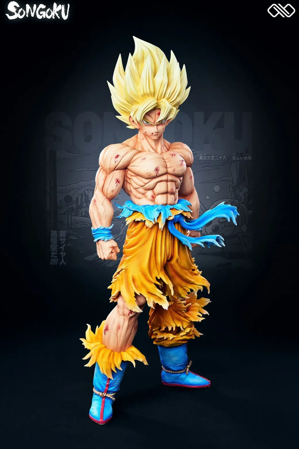 1/6 & 1/4 & 1/2 Scale First Meet Super Saiyan Son Goku - Dragon Ball Resin Statue - Unlimited Studios