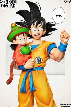 1/6 & 1/4 & 1/2 Scale 40th Anniversary Title Page Series 001 Hugging Father & Son - Dragon Ball Resin Statue - Unlimited Studios