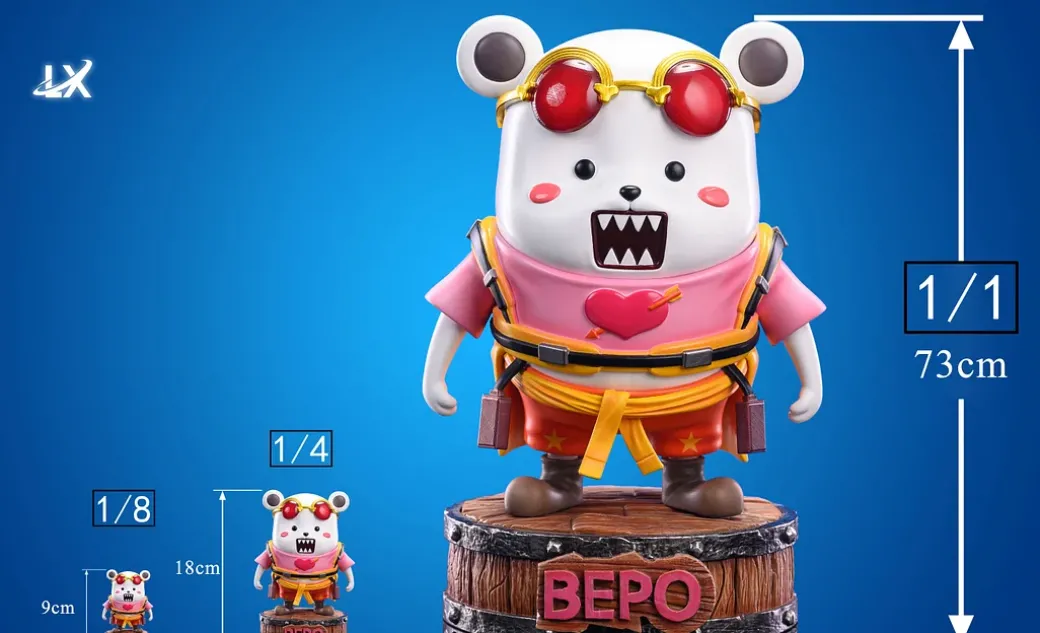 1/8 & 1/4 & 1/1 Scale Theatrical Ver. Tony Tony Chopper & Bepo - ONE PIECE Resin Statue - LX-Studios