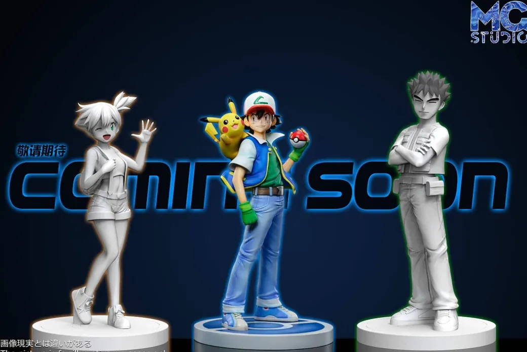1/20 & 1/8 & 1/4 Scale World Zukan Ash Ketchum & Pikachu - Pokemon Resin Statue - MG Studios