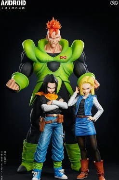 1/6 & 1/4 Scale Android 16 & Android 17 & Android 18 - Dragon Ball Resin Statue - Unlimited Studios