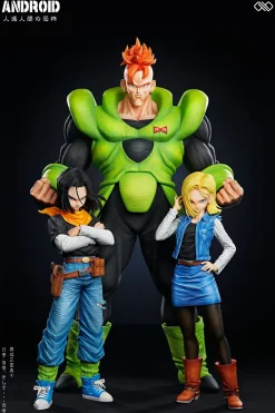 1/6 & 1/4 Scale Android 16 & Android 17 & Android 18 - Dragon Ball Resin Statue - Unlimited Studios