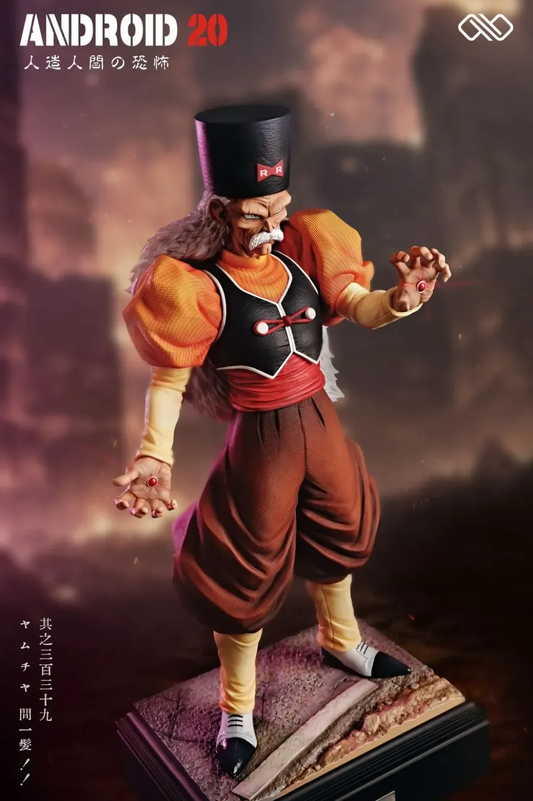 1/6 & 1/4 Scale Android 19 & Android 20 - Dragon Ball Resin Statue - Unlimited Studios