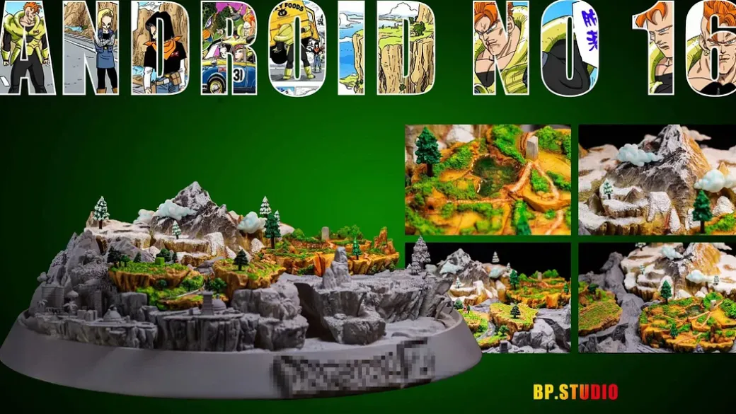 1/6 & 1/4 Scale Android 16 - Dragon Ball Resin Statue - BP Studios