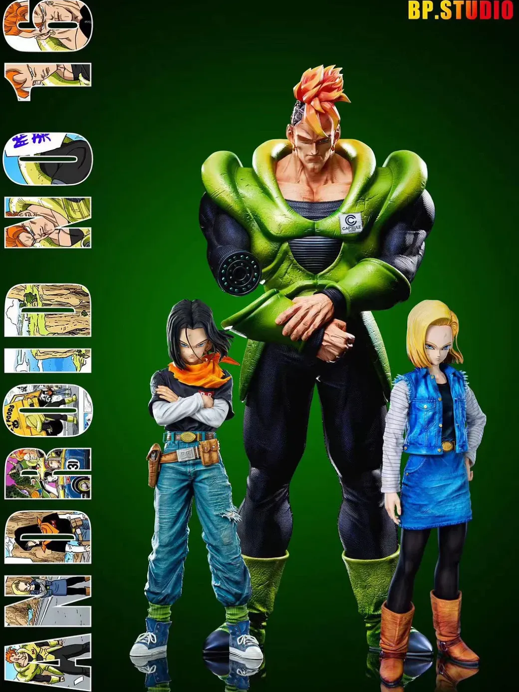 1/6 & 1/4 Scale Android 16 - Dragon Ball Resin Statue - BP Studios