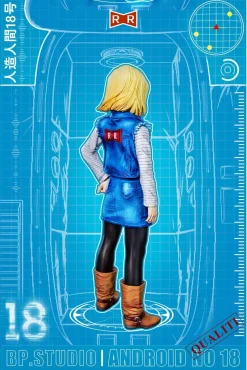 1/6 & 1/4 Scale Android 18/ Lazuli - Dragon Ball Resin Statue - BP Studios