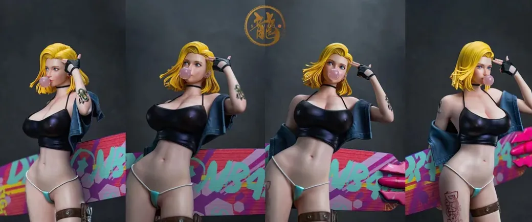 1/4 & 1/6 Scale Android 18/ Lazuli - Dragon Ball Resin Statue - Dragon Studios