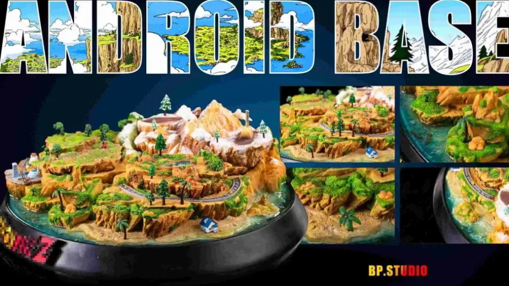 1/6 & 1/4 Scale Androids Base ONLY - Dragon Ball Resin Statue - BP.Studio