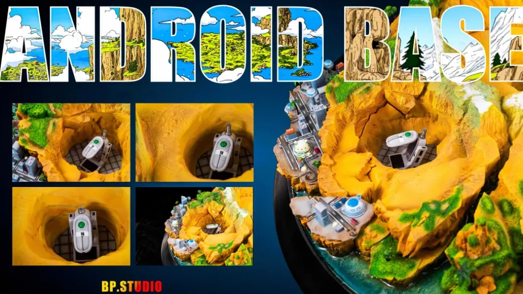 1/6 & 1/4 Scale Androids Base ONLY - Dragon Ball Resin Statue - BP.Studio