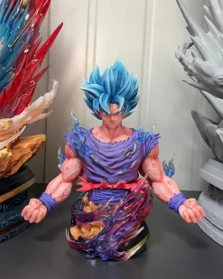 1/6 & 1/4 Scale Anniversary Super Saiyan Blue Kaio-Ken with LED - Dragon Ball Resin Statue - Deyin-Studios