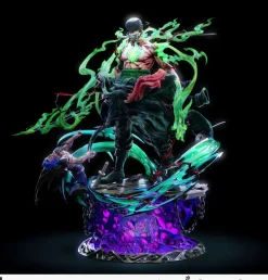 1/6 & 1/4 Scale Awakened Roronoa Zoro with LED - ONE PIECE Resin Statue - LAST SLEEP Studios