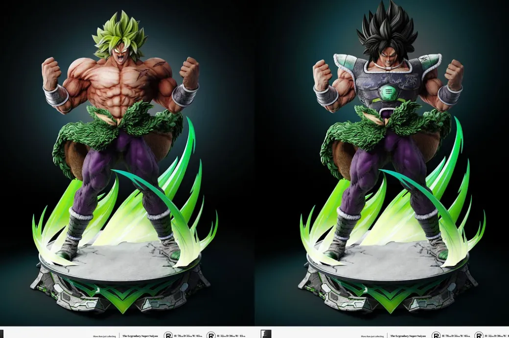 1/6 & 1/4 Scale Broly - Dragon Ball Resin Statue - LAST SLEEP Studios