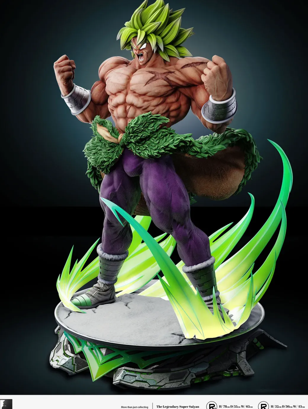 1/6 & 1/4 Scale Broly - Dragon Ball Resin Statue - LAST SLEEP Studios