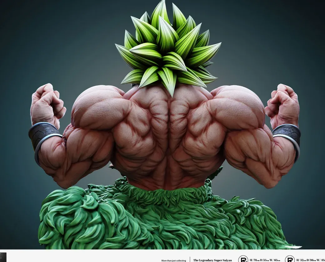 1/6 & 1/4 Scale Broly - Dragon Ball Resin Statue - LAST SLEEP Studios