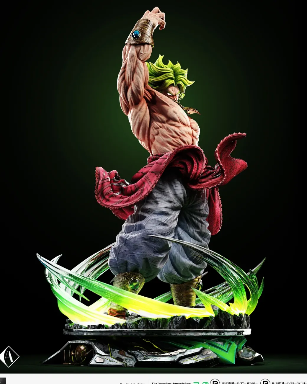 1/6 & 1/4 Scale Broly 2.0 with LED - Dragon Ball Resin Statue - LAST SLEEP Studios
