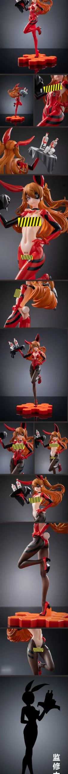 1/7 & 1/4 Scale Bunny Girls Asuka Langley Soryu - (EVA) Neon Genesis EVAngelion Statue - SunBird Studio
