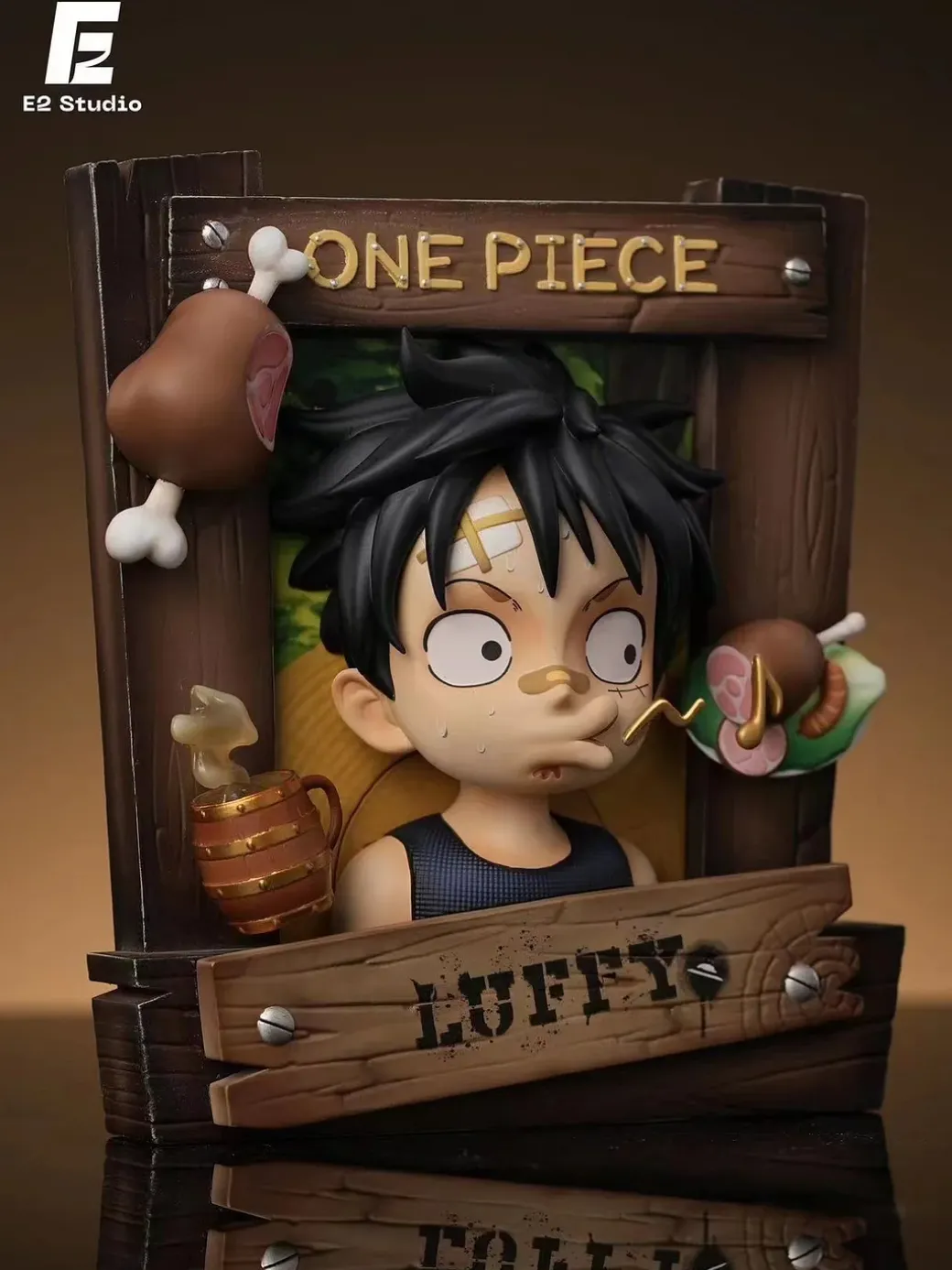 1/8 & 1/4 Scale Chibi Frame Series Monkey D. Luffy & Tony Tony Chopper & Roronoa Zoro & Nami - ONE PIECE Resin Statue - E2 Studio
