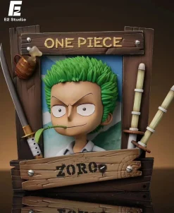 1/8 & 1/4 Scale Chibi Frame Series Monkey D. Luffy & Tony Tony Chopper & Roronoa Zoro & Nami - ONE PIECE Resin Statue - E2 Studio