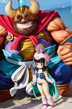 1/6 & 1/4 Scale Childhood Series 003 Ox-King & Chi-Chi - Dragon Ball Resin Statue - Unlimited Studios