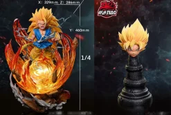 1/6 & 1/4 Scale Childhood Super Saiyan 3 Son Goku - Dragon Ball Resin Statue - Kylin Studio