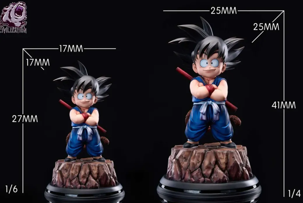1/6 & 1/4 Scale Childhood Ver. Son Goku - Dragon Ball Resin Statue - Civilization Studio