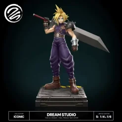 1/6 & 1/4 Scale Cloud Strife - (FF7) Final Fantasy VII Resin Statue - Dream-Studio