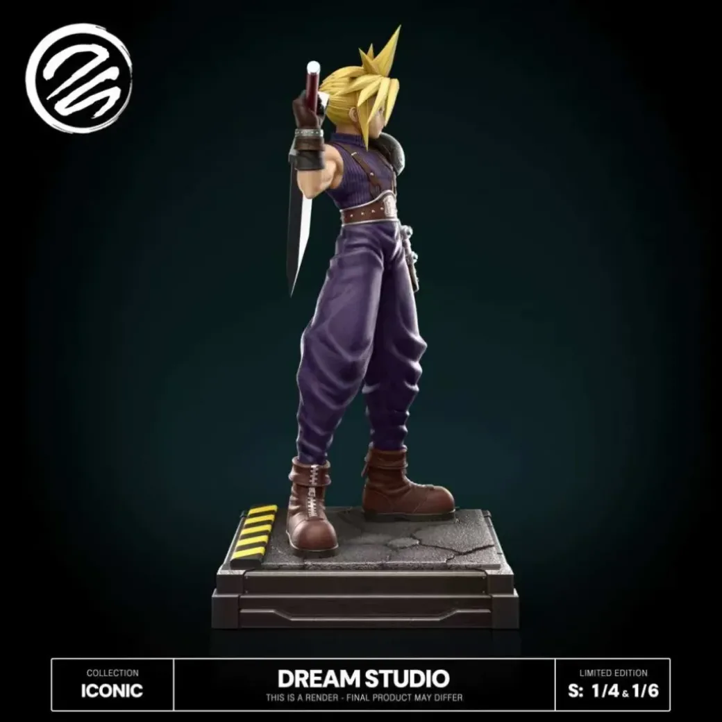 1/6 & 1/4 Scale Cloud Strife - (FF7) Final Fantasy VII Resin Statue - Dream-Studio