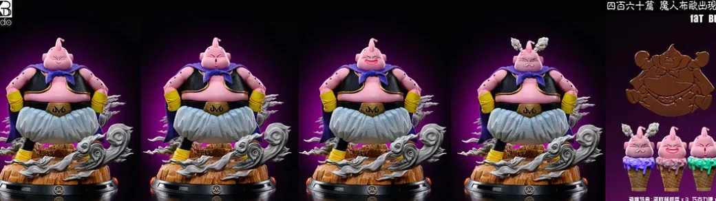 1/6 & 1/4 Scale Fat Buu - Dragon Ball Resin Statue - XBD Studios