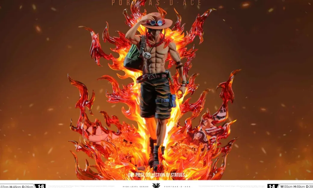 1/6 & 1/4 Scale Fire Fist Portgas D. Ace - ONE PIECE Resin Statue - okr Studio
