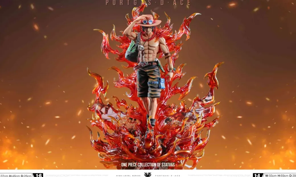 1/6 & 1/4 Scale Fire Fist Portgas D. Ace - ONE PIECE Resin Statue - okr Studio