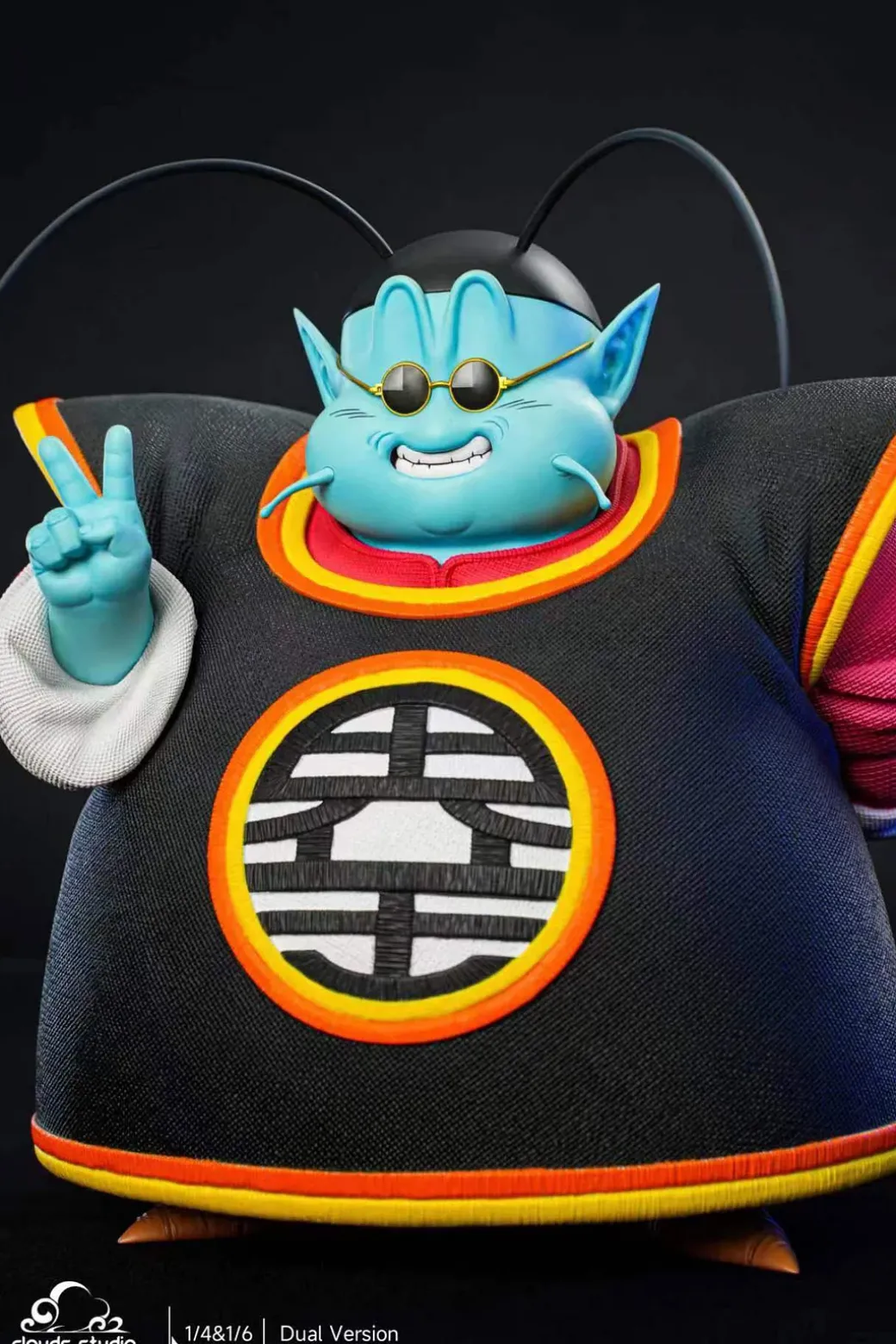 1/6 & 1/4 Scale Flying Ver. & Smiling Ver. King Kai - Dragon Ball Resin Statue - Clouds Studios