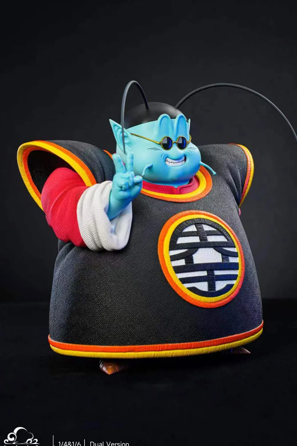 1/6 & 1/4 Scale Flying Ver. & Smiling Ver. King Kai - Dragon Ball Resin Statue - Clouds Studios