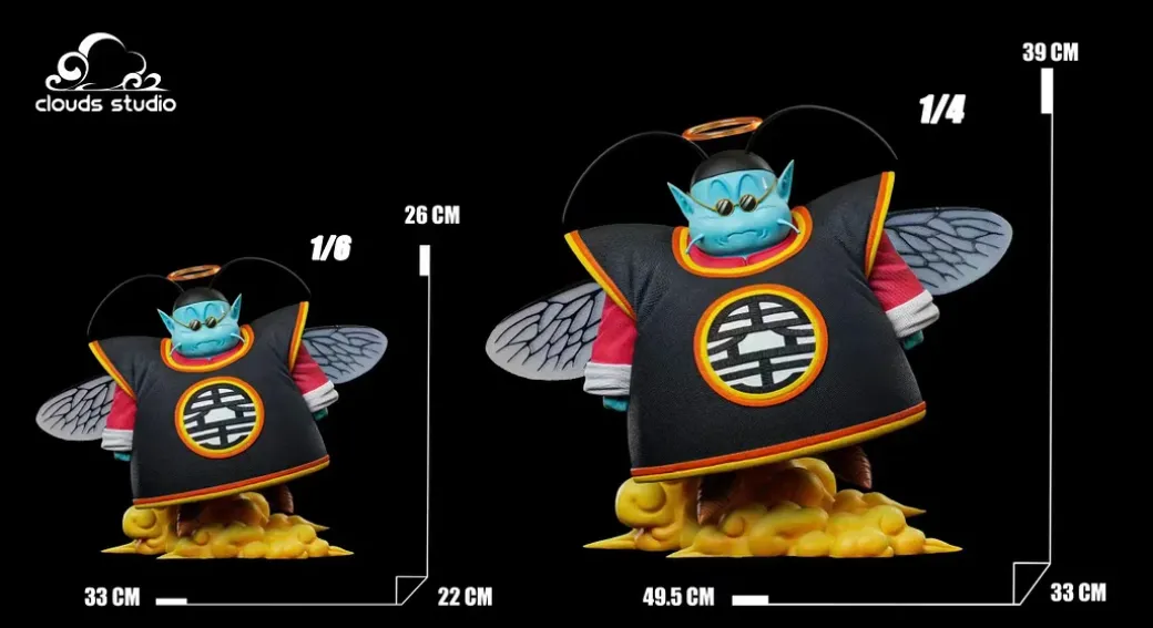 1/6 & 1/4 Scale Flying Ver. & Smiling Ver. King Kai - Dragon Ball Resin Statue - Clouds Studios