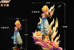 1/6 & 1/4 Scale Gogeta - Dragon Ball Resin Statue - FXW Studios