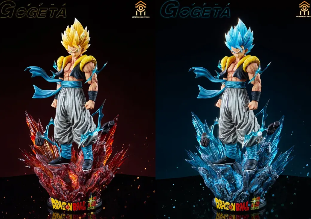 1/6 & 1/4 Scale Gogeta with LED - Dragon Ball Resin Statue - AfterShock Studio