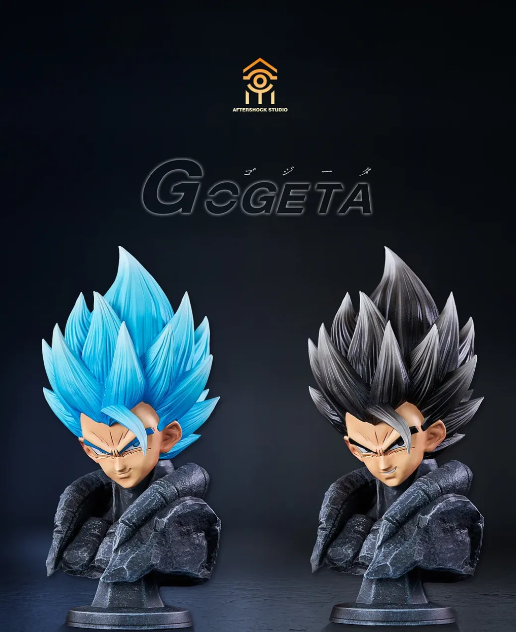 1/6 & 1/4 Scale Gogeta with LED - Dragon Ball Resin Statue - AfterShock Studio