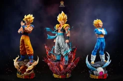 1/6 & 1/4 Scale Gogeta with LED - Dragon Ball Resin Statue - AfterShock Studio