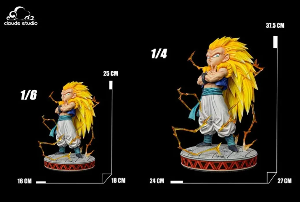 1/6 & 1/4 Scale Gotenks - Dragon Ball Resin Statue - Clouds Studios