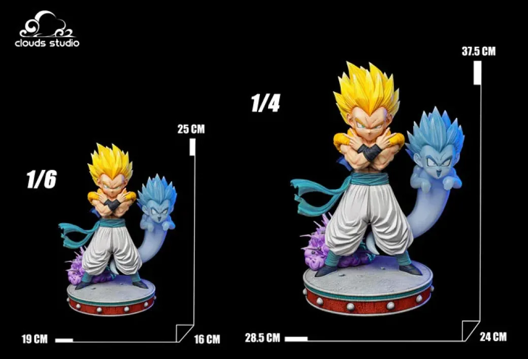 1/6 & 1/4 Scale Gotenks - Dragon Ball Resin Statue - Clouds Studios