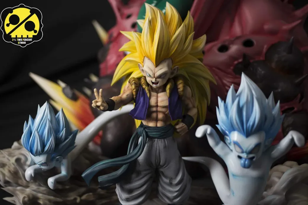 1/6 & 1/4 Scale Gotenks & Majin Buu - Dragon Ball Resin Statue - Two Percent Studio