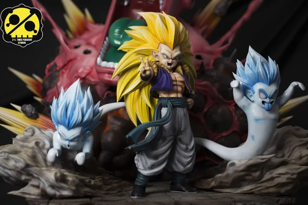 1/6 & 1/4 Scale Gotenks & Majin Buu - Dragon Ball Resin Statue - Two Percent Studio