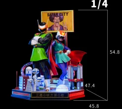 1/4 & 1/6 Scale Great Saiyaman Suit Son Gohan & Videl with LED - Dragon Ball Resin Statue - Yav May Studios