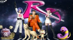 1/8 & 1/20 Scale Jessie & James & Giovanni - Pokemon Resin Statue - STS Studio