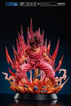 1/6 & 1/4 Scale Kaio-ken Son Goku - Dragon Ball Resin Statue - CDKey Studios