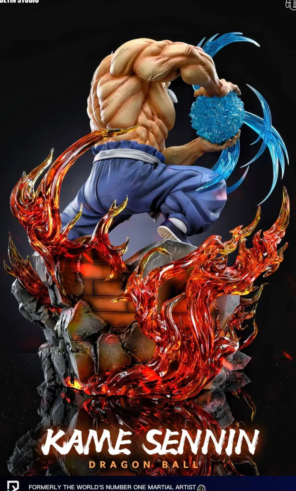 1/6 & 1/4 Scale Kame Hame Ha Master Roshi with LED - Dragon Ball Resin Statue - Deyin-Studios