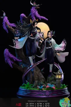 1/4 & 1/6 Scale Kochou Shinobu & Kochou Kanae with LED - Demon Slayer: Kimetsu no Yaiba Resin Statue - Hyperspace Studios